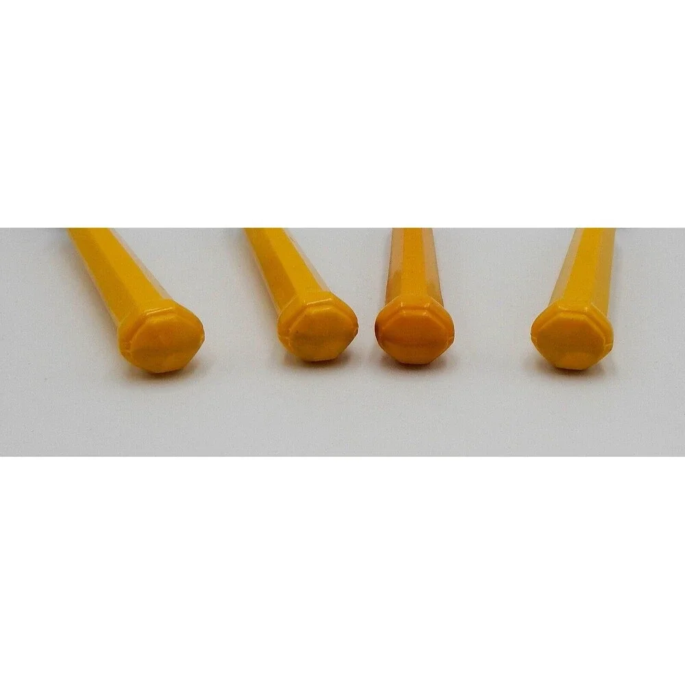 Oxford Hall Soup Table Spoons Yellow Handle Flatware Stainless Japan Set of 4